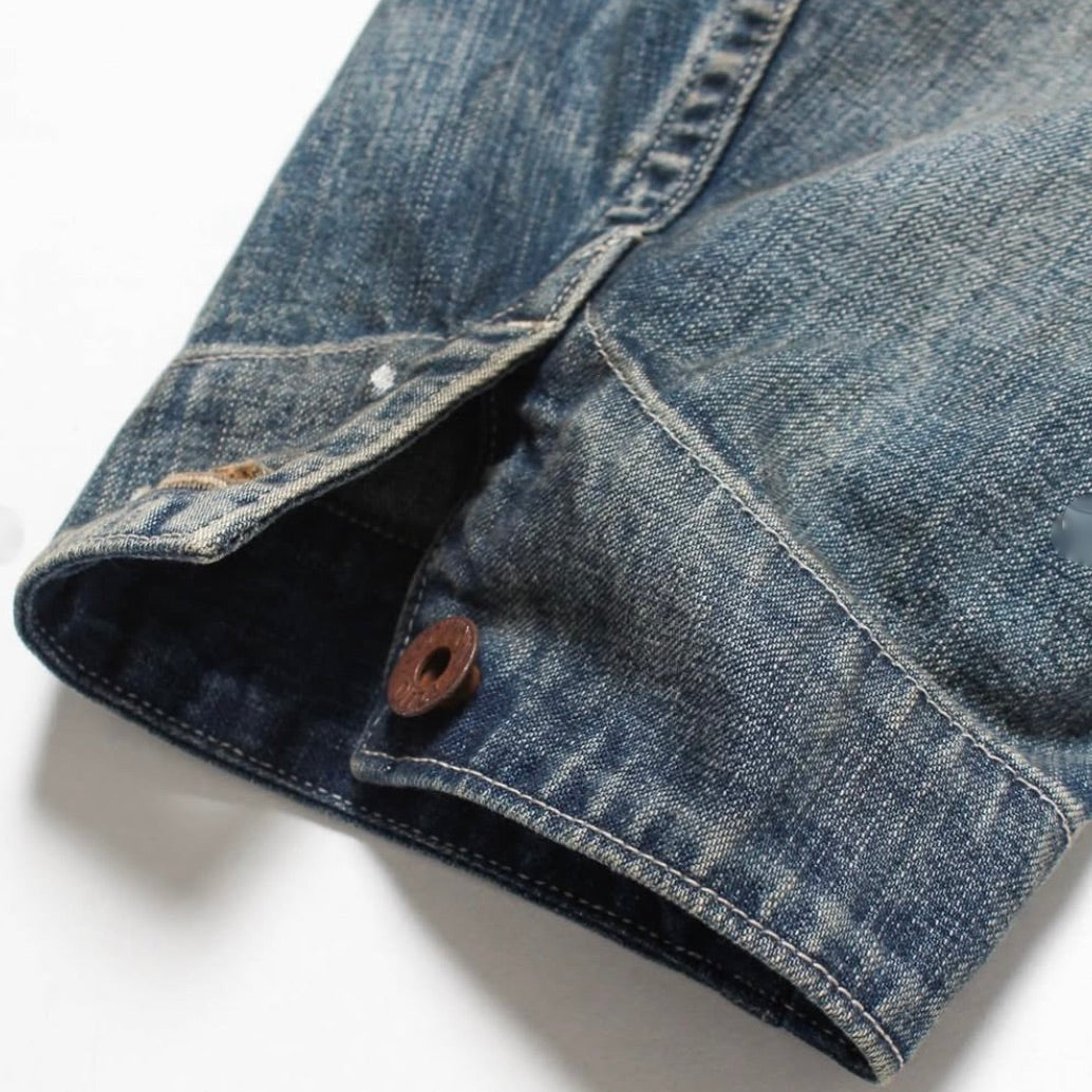 HERITAGE DENIM CHORE COAT AGED