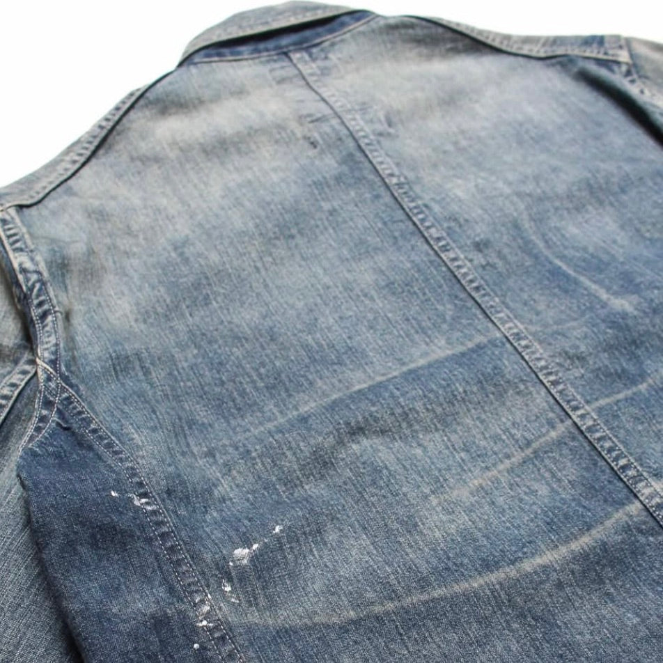 HERITAGE DENIM CHORE COAT AGED