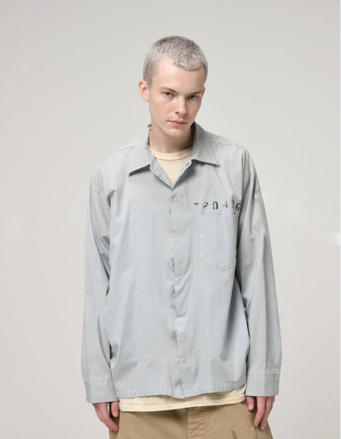 BOWWOW バウワウ S.BRONX CO. JAIL SHIRT AGED S.BRONX CO. JAIL SHIRT AGED – TIME AFTER TIME