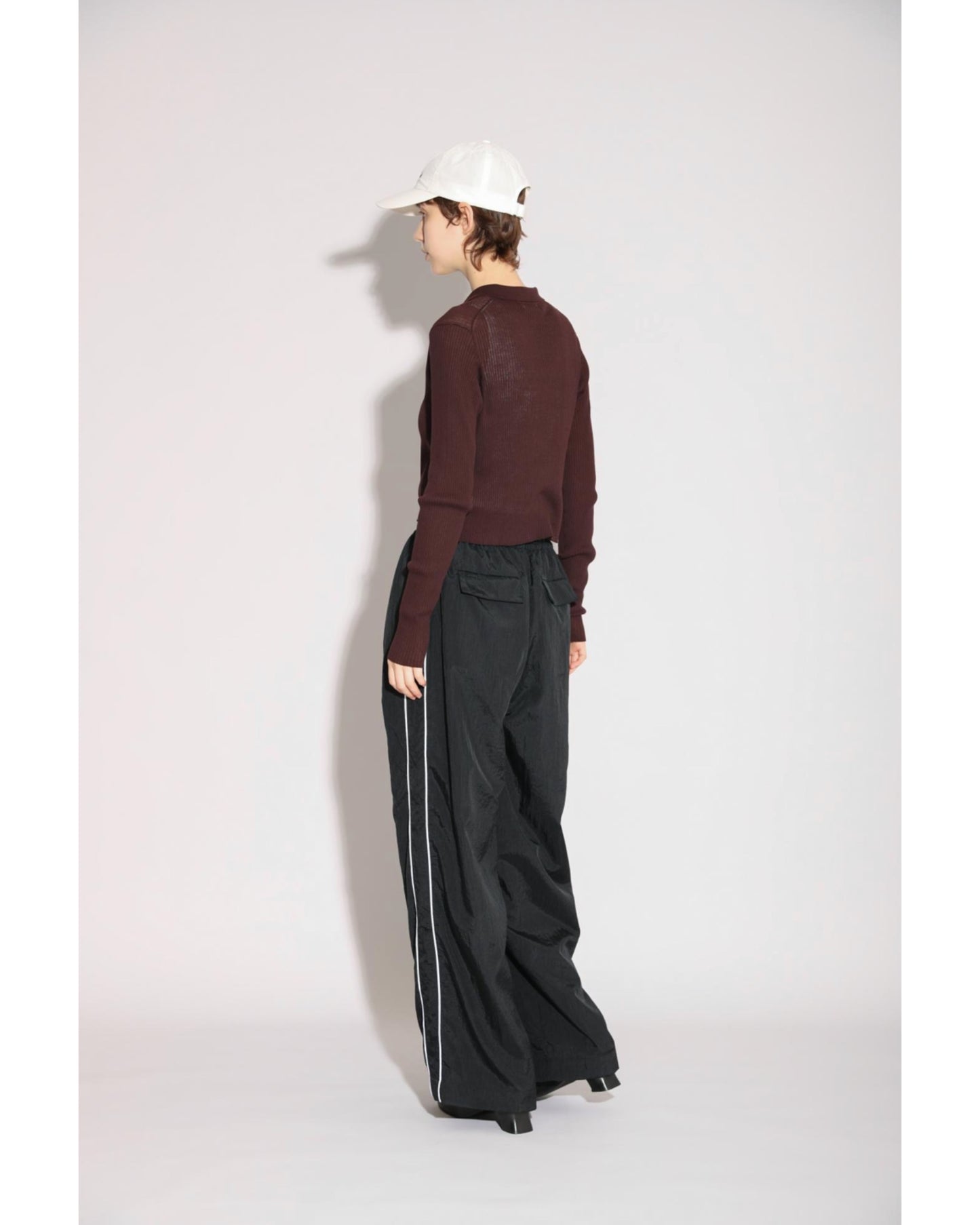 SHEER SHRINK TAFFETA PANTS