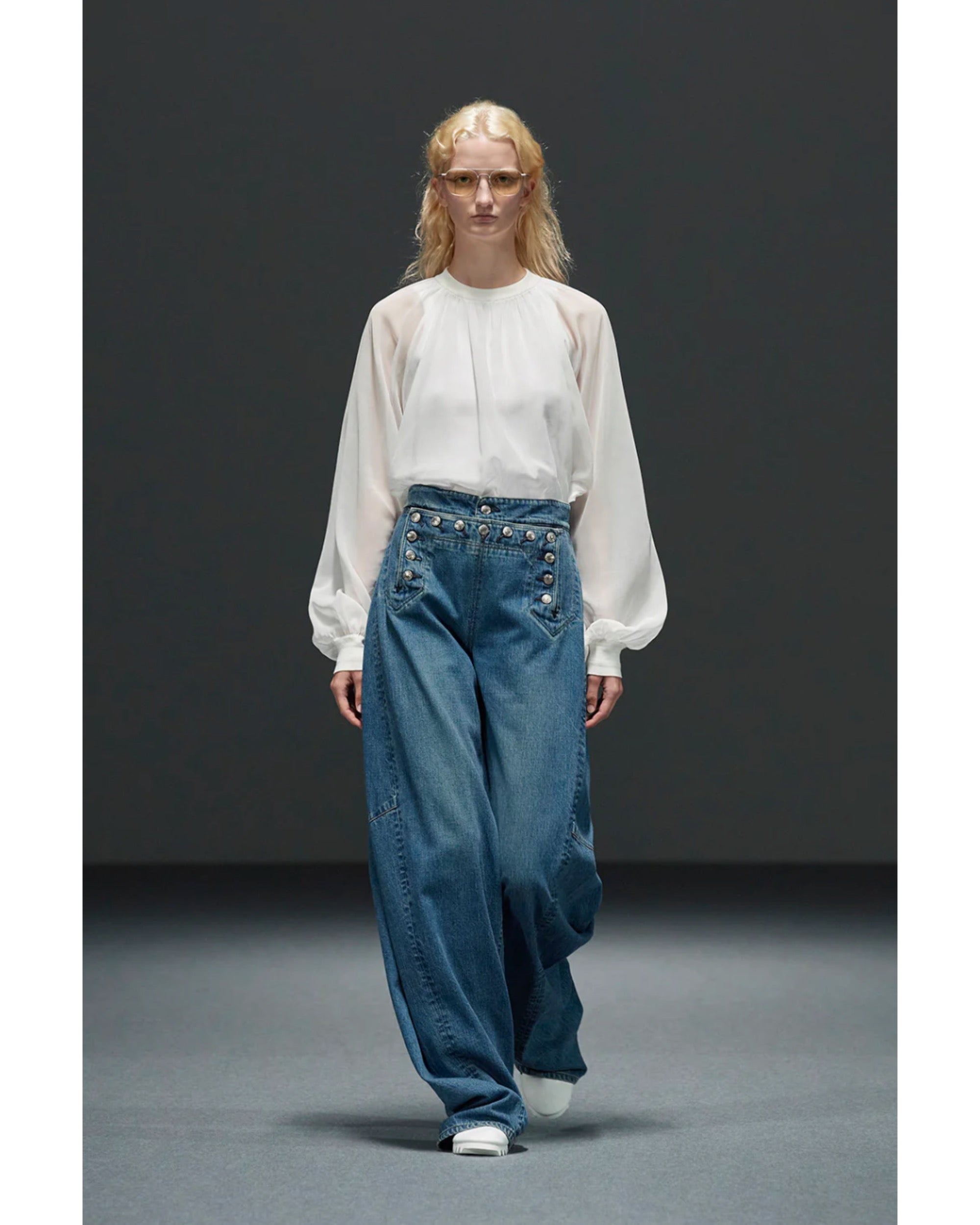 SAILOR BARREL-LEG DENIM PANTS 13386 – TIME AFTER TIME