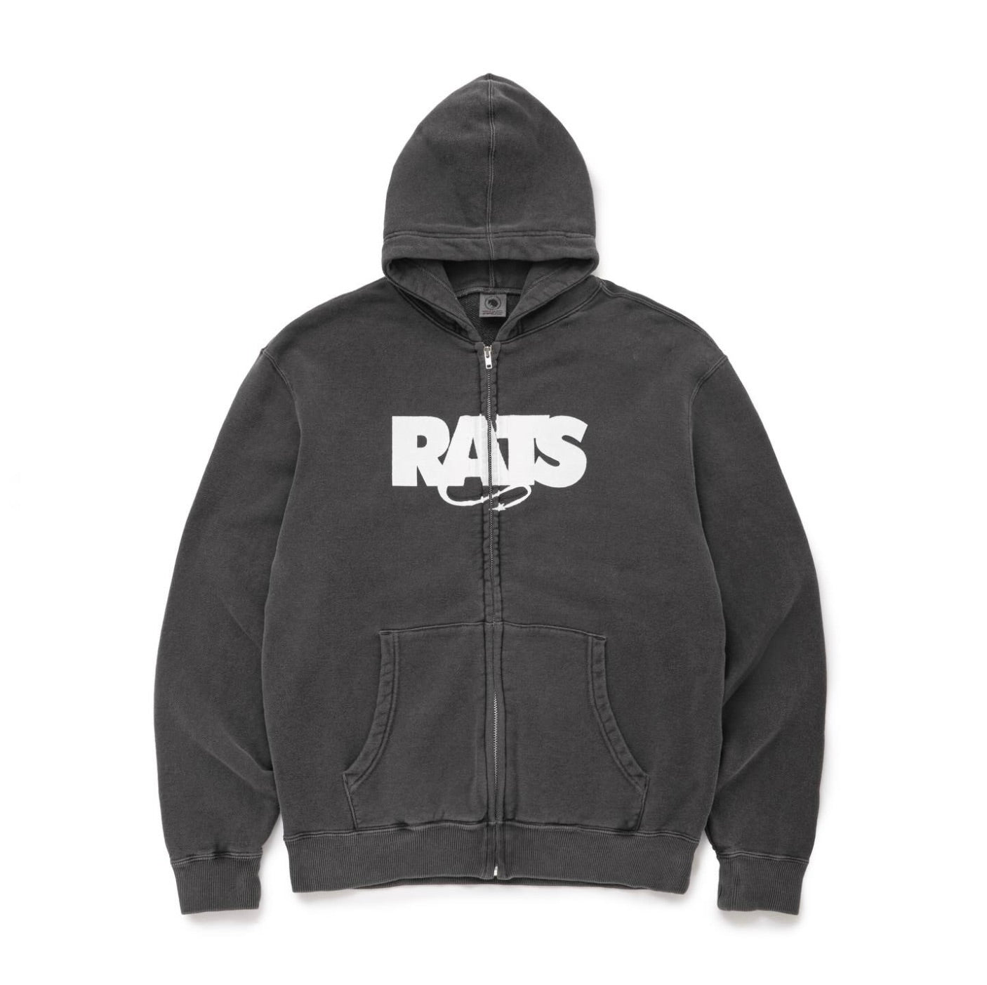 PIGMENT DYED ZIP HOODIE