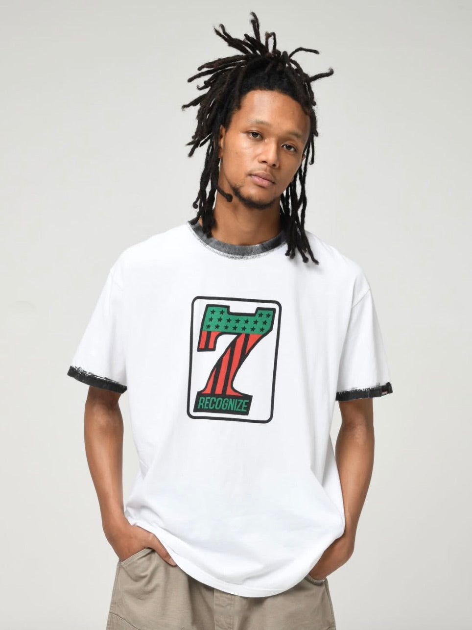 7 VINYL TRIM TEE – TIME AFTER TIME