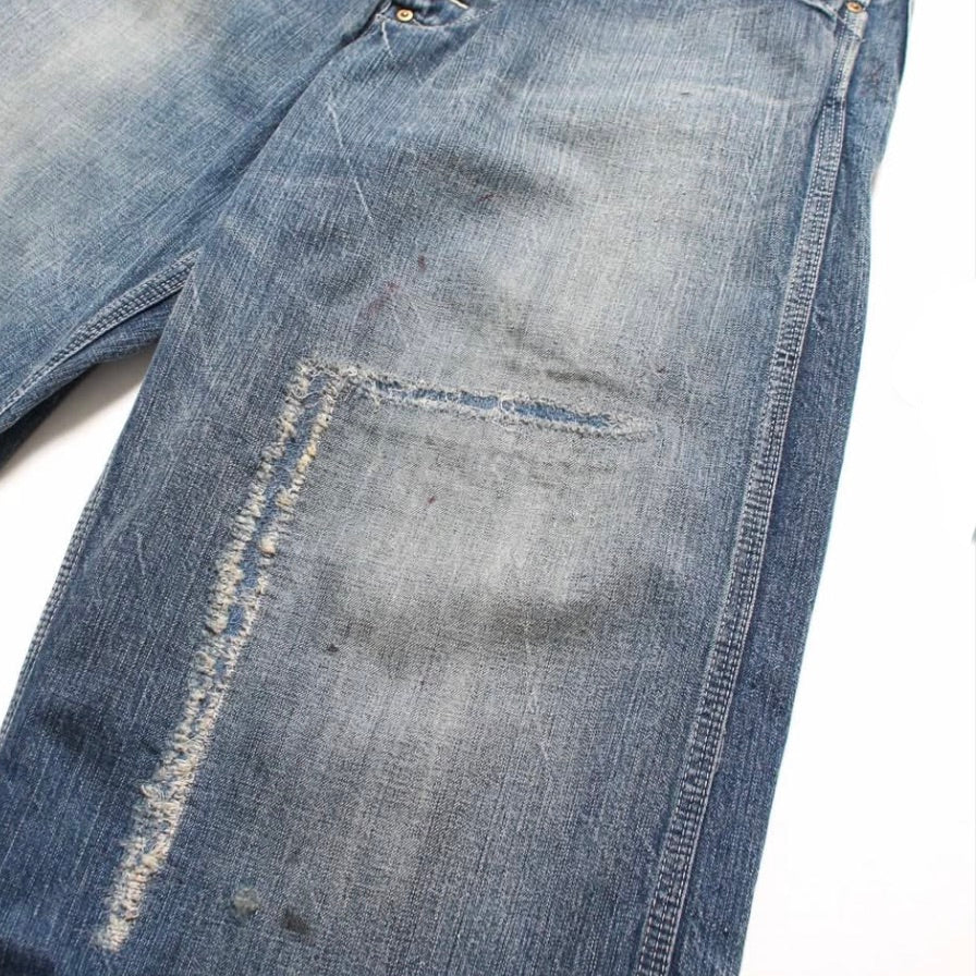 HERITAGE DENIM PAINTER PANTS AGED