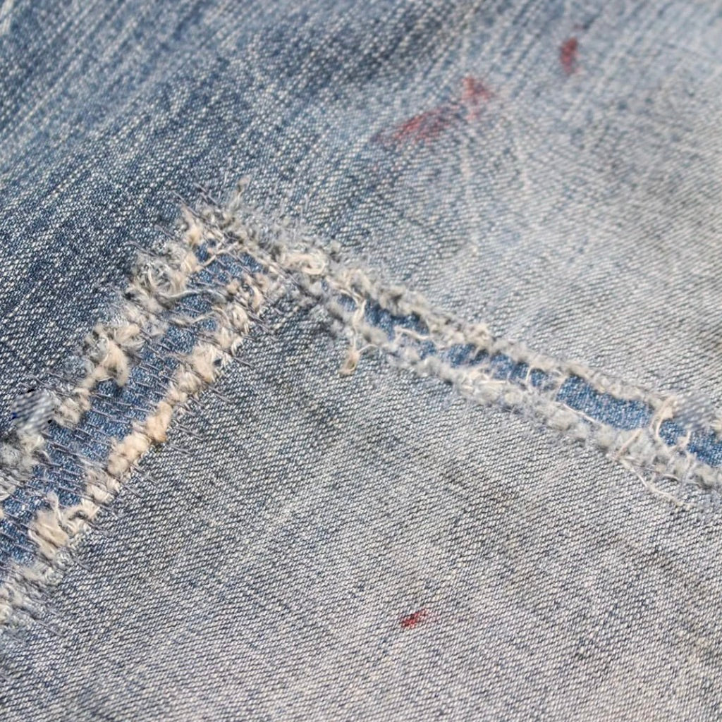 HERITAGE DENIM PAINTER PANTS AGED