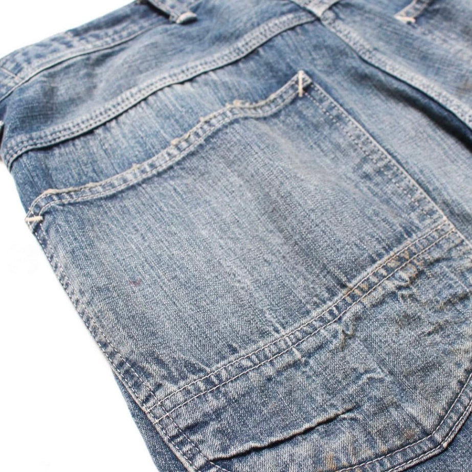 HERITAGE DENIM PAINTER PANTS AGED