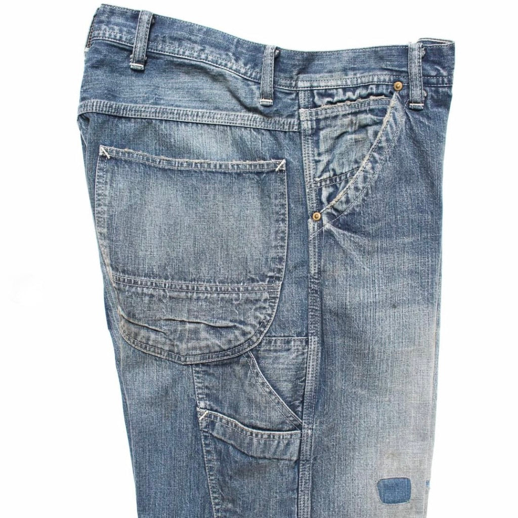 HERITAGE DENIM PAINTER PANTS AGED
