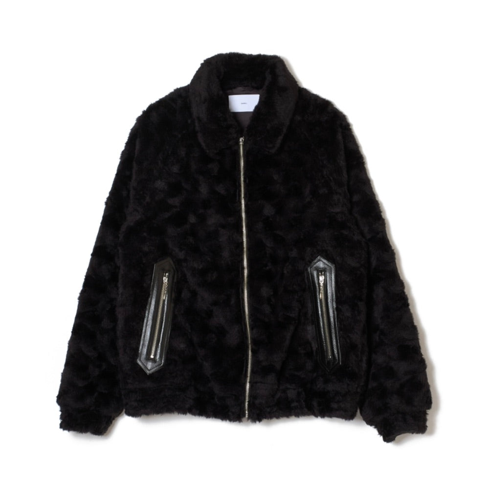 FUR DOUBLE ZIP JACKET