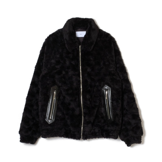 FUR DOUBLE ZIP JACKET