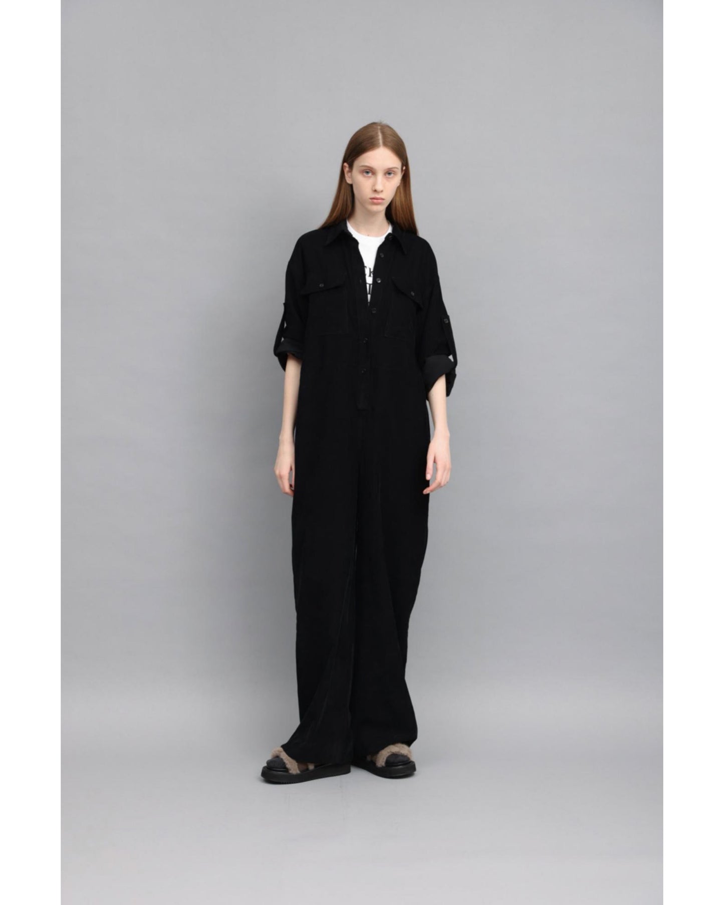 RY/CO NEEDLECORD JUMPSUIT