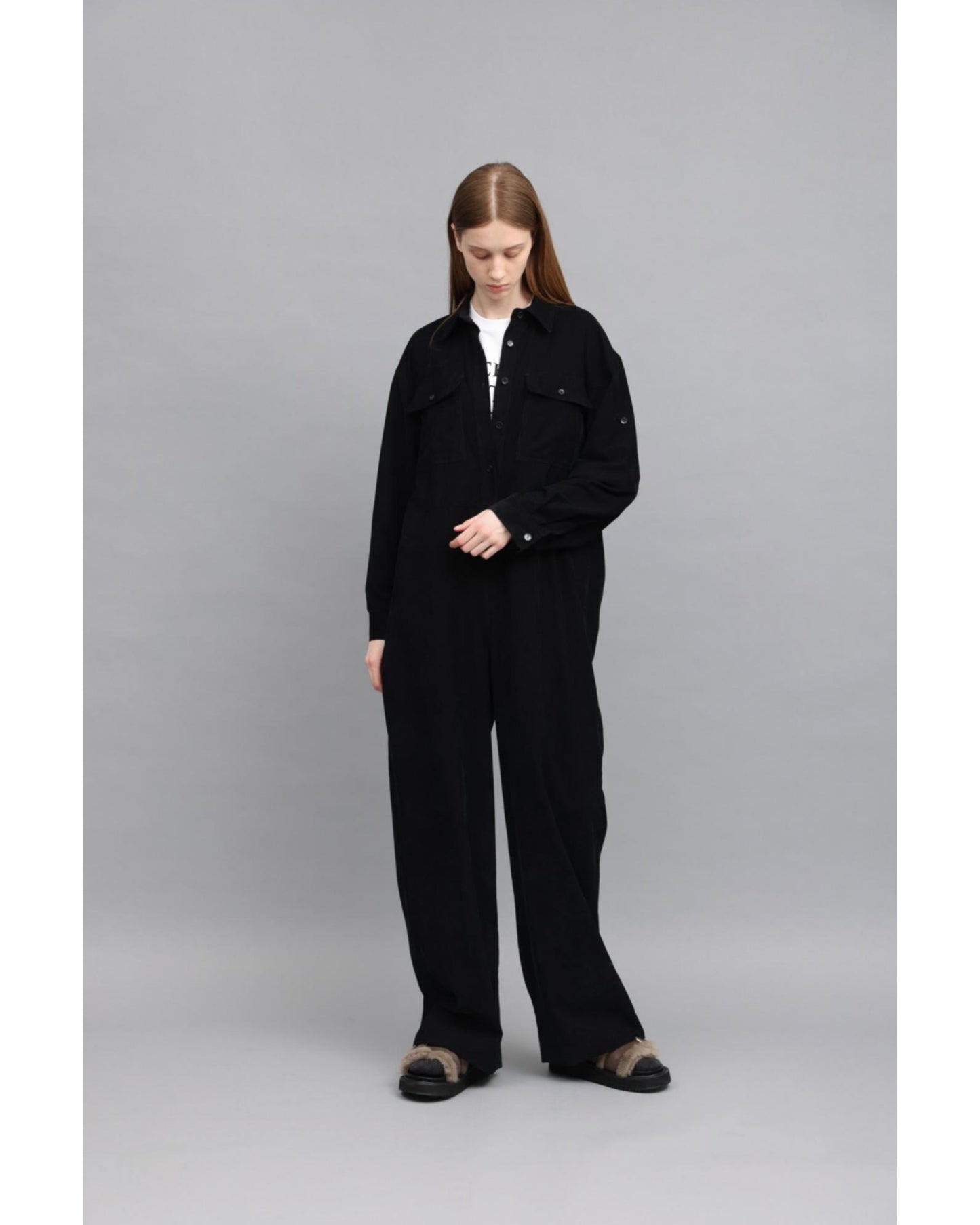 RY/CO NEEDLECORD JUMPSUIT