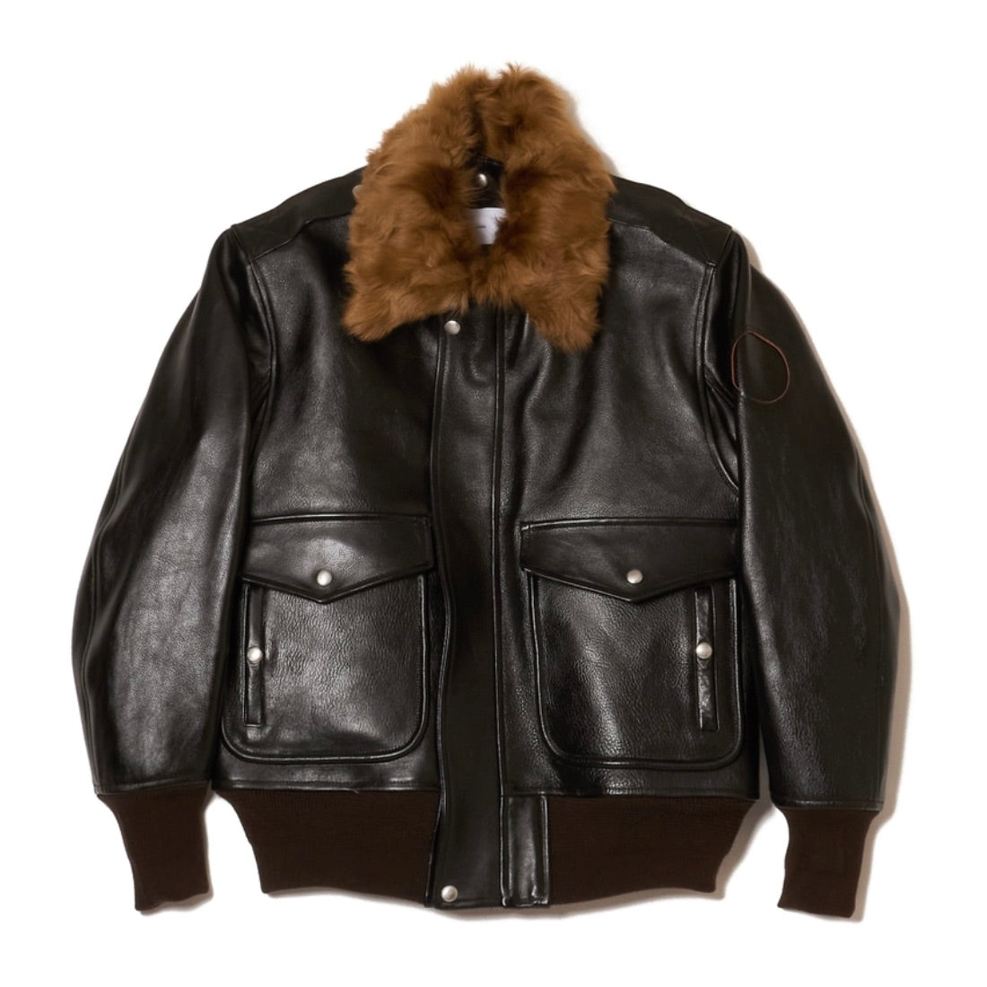 SHRINK LEATHER G-1 JACKET