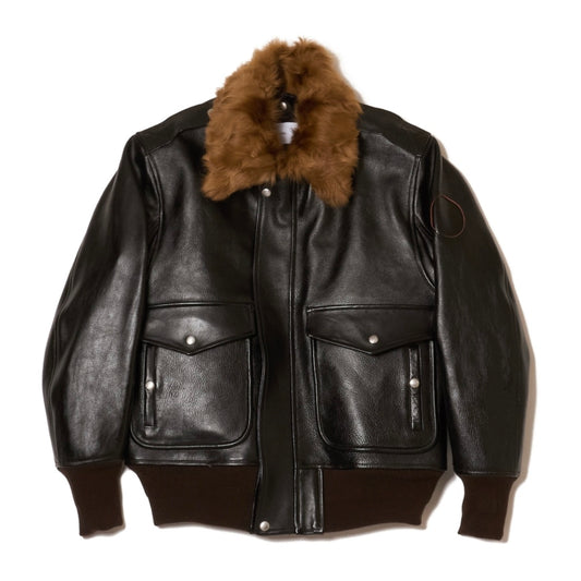 SHRINK LEATHER G-1 JACKET
