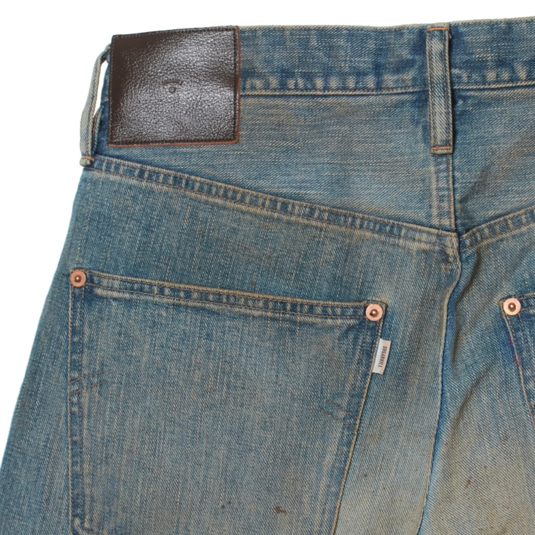 FADED MODERN DENIM PANTS WIDE CUT