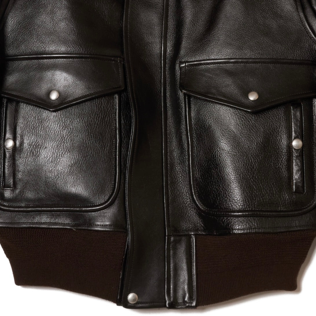 SHRINK LEATHER G-1 JACKET