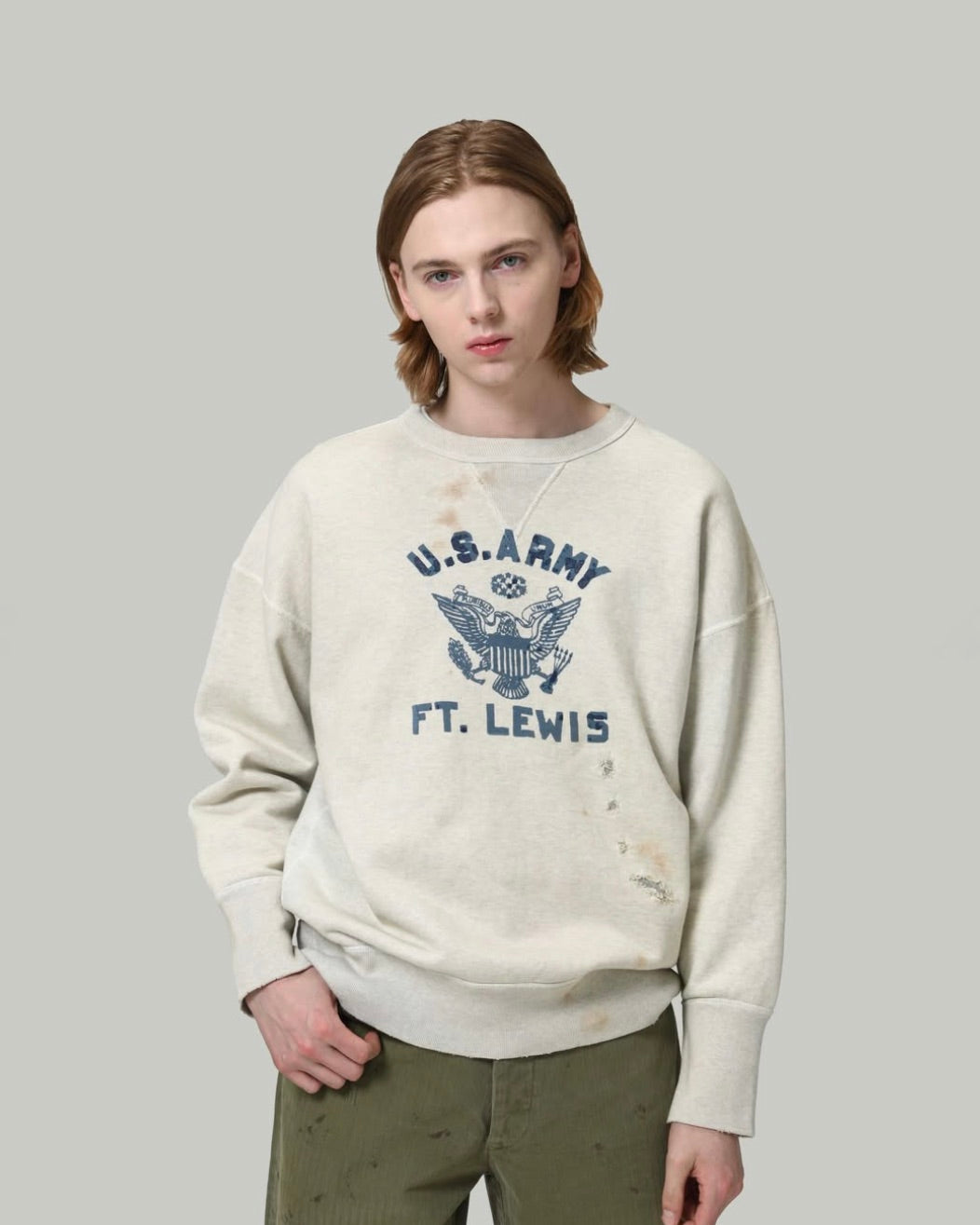 REPAIRED DOUBLE V SWEATSHIRT - U.S.ARMY
