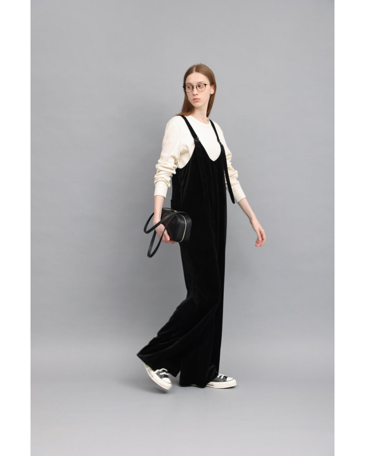 TRIACE VELOUR SALOPETTE