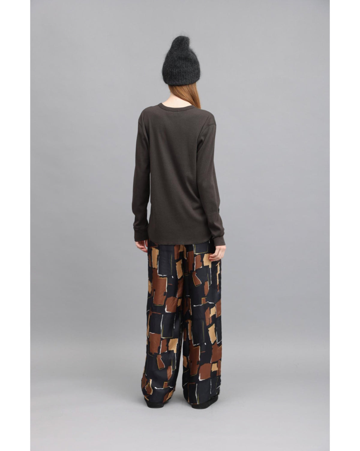 COTTON WOOL RIB TOP
