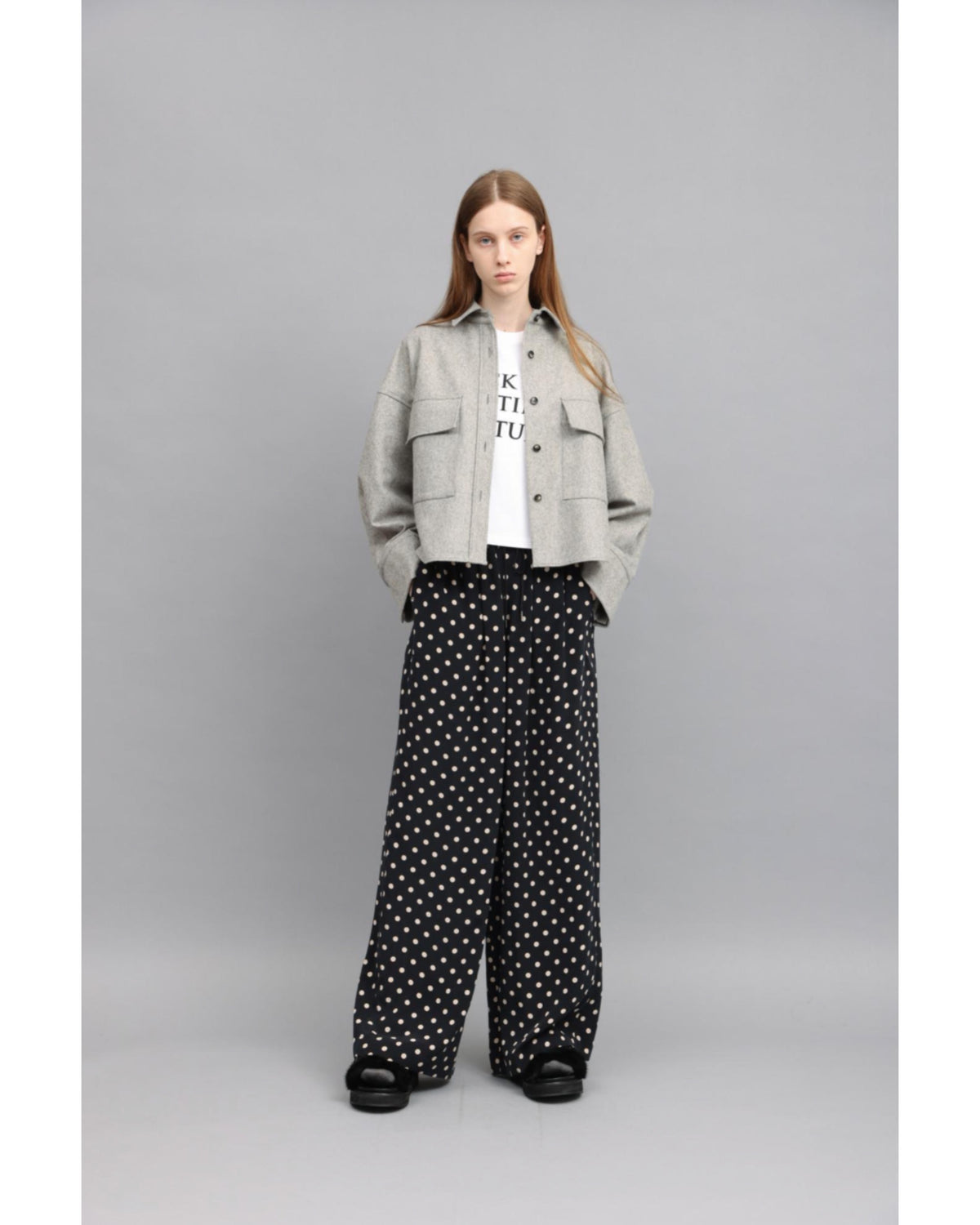 H.COUNT FLANNEL SHIRT JACKET