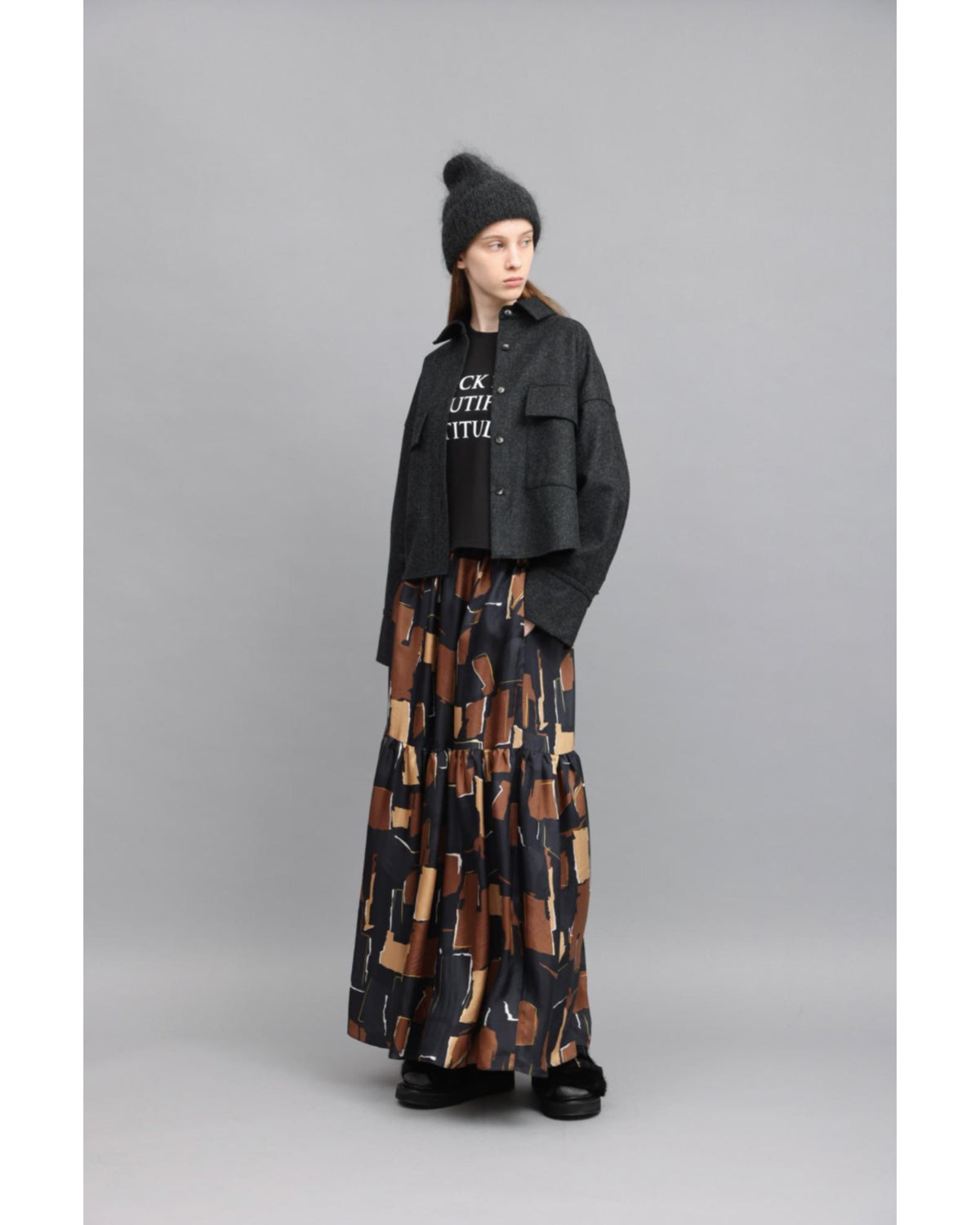H.COUNT FLANNEL SHIRT JACKET