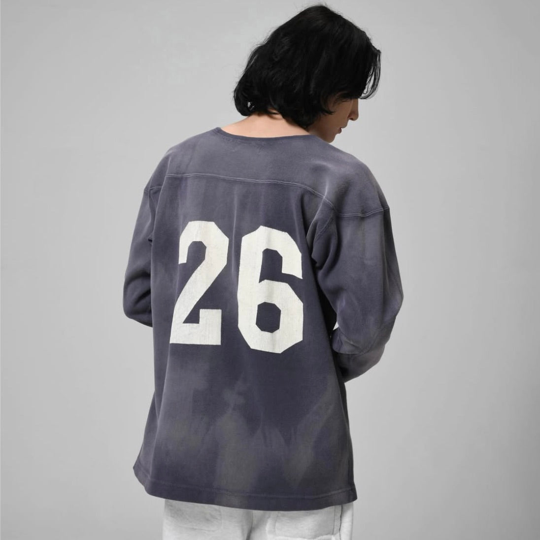NUMBERED FADED FOOTBALL SHIRT