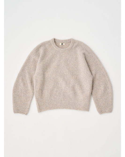 stretch superkid mohair crew-neck P/O