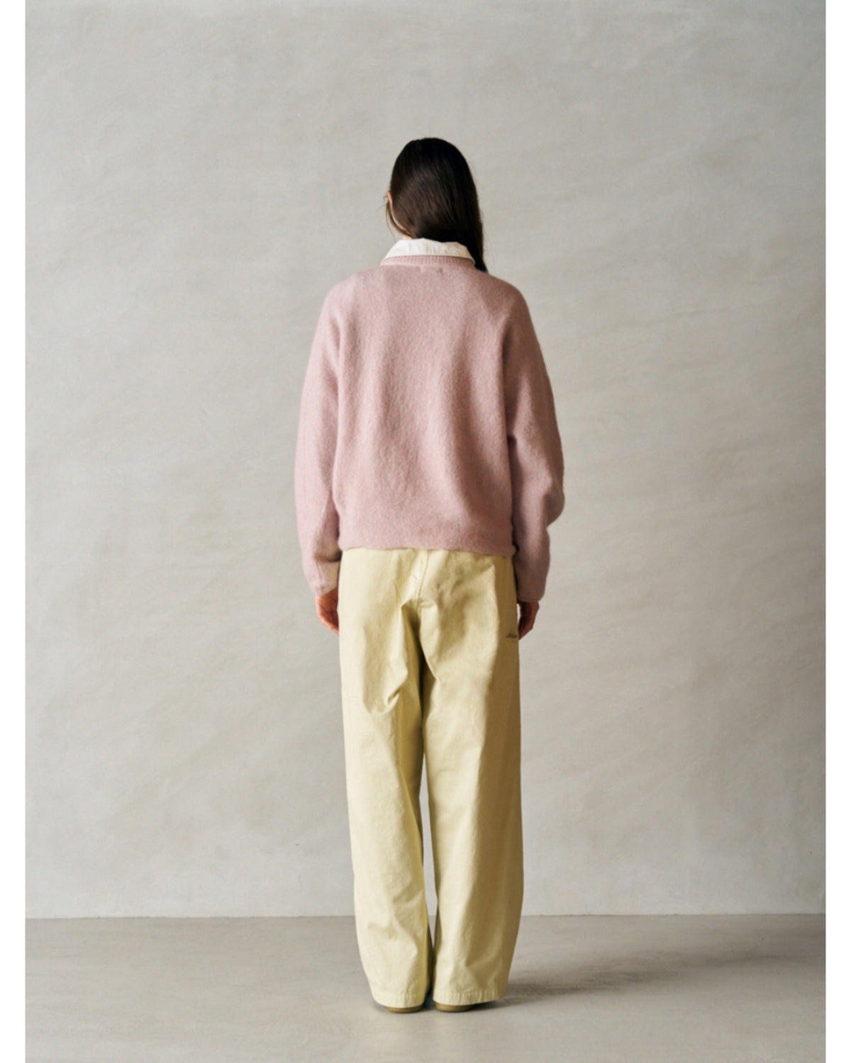 stretch superkid mohair crew-neck P/O