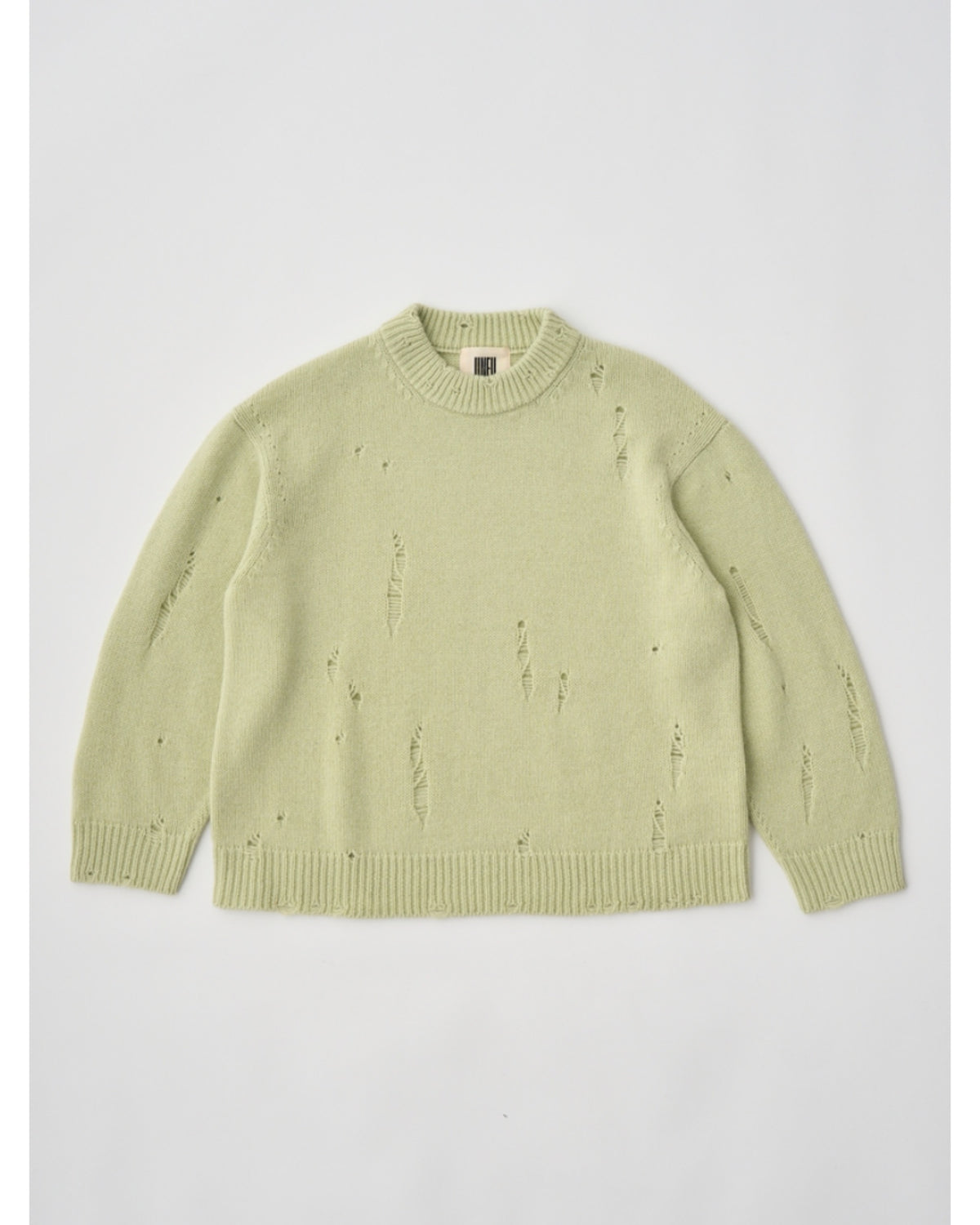royal baby alpaca damage pattern-knit P/O