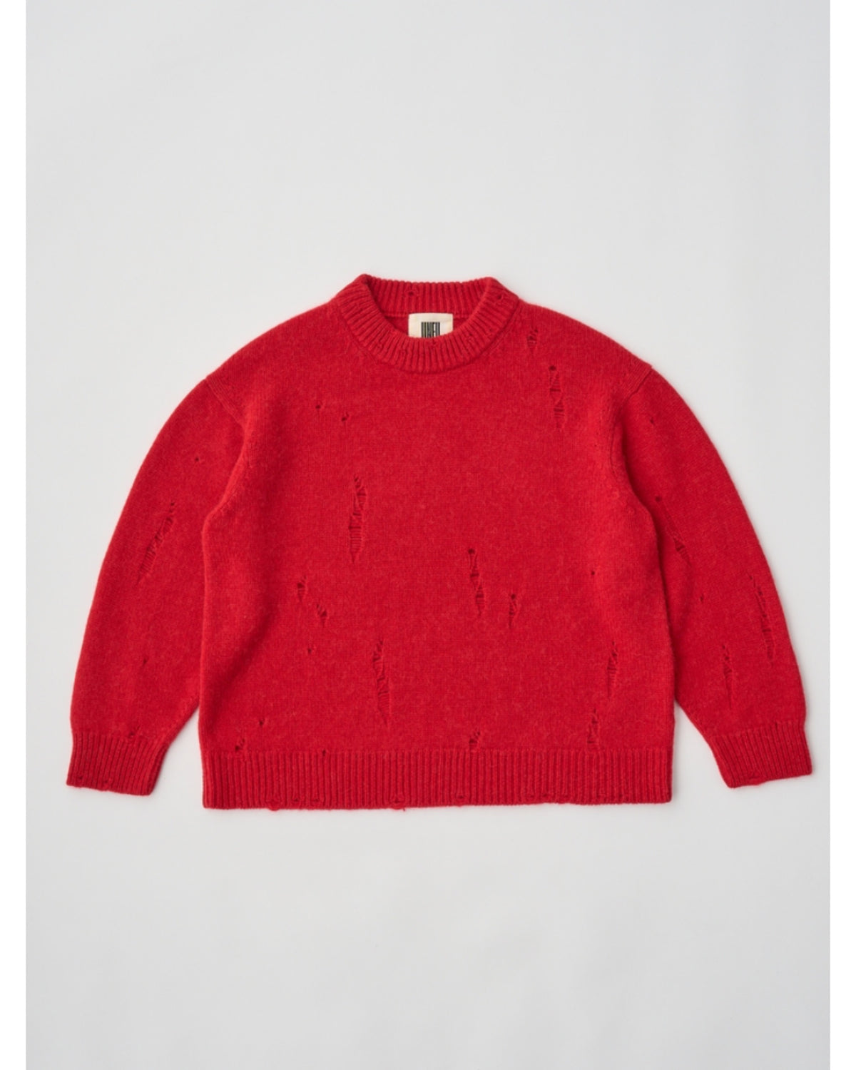 royal baby alpaca damage pattern-knit P/O