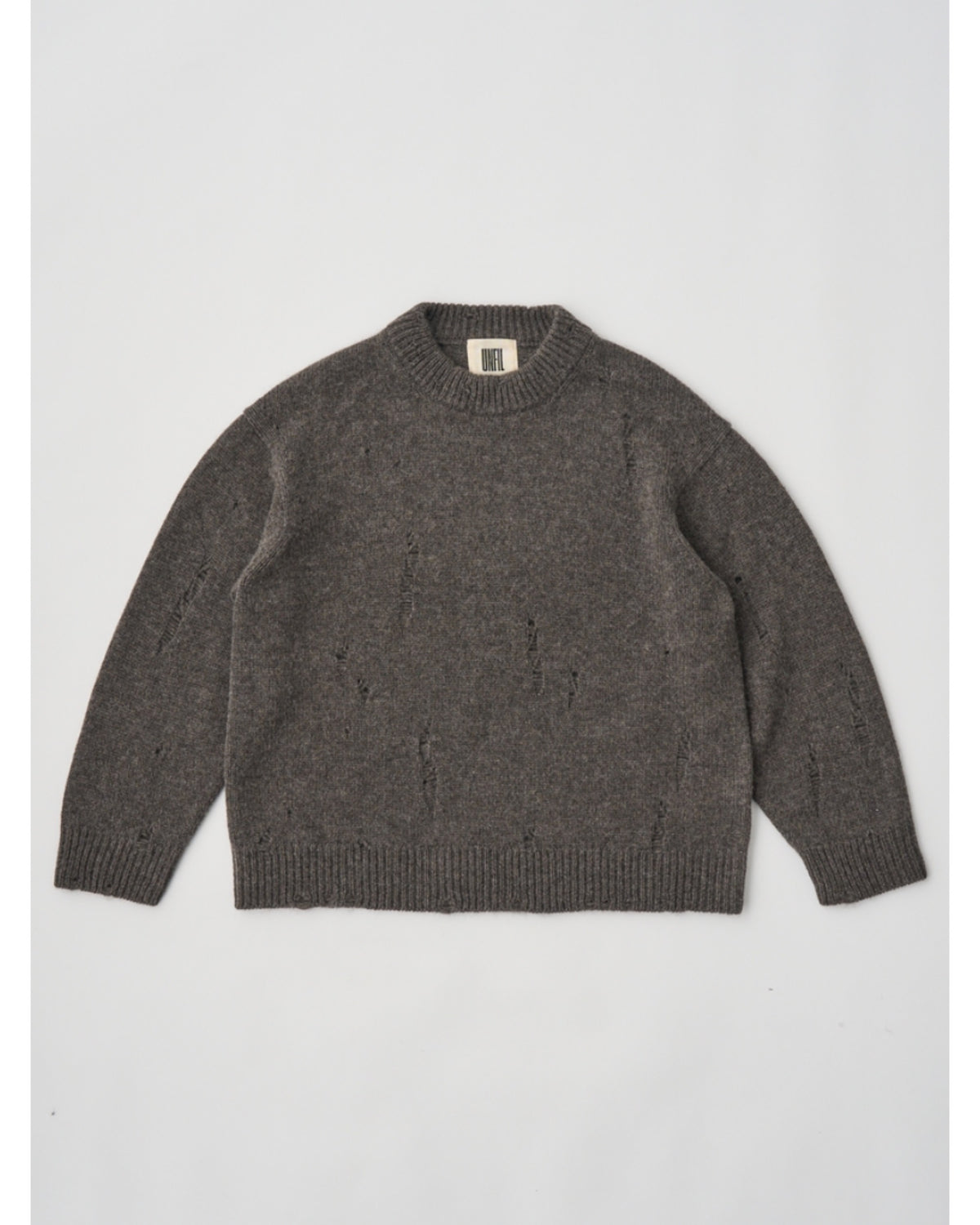 royal baby alpaca damage pattern-knit P/O