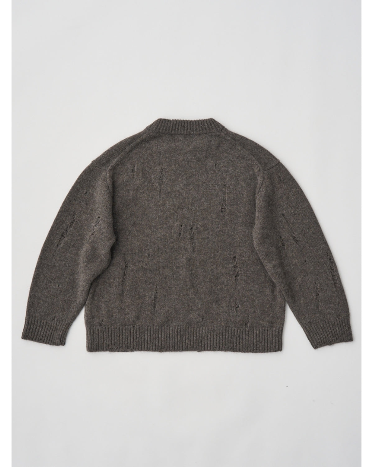royal baby alpaca damage pattern-knit P/O