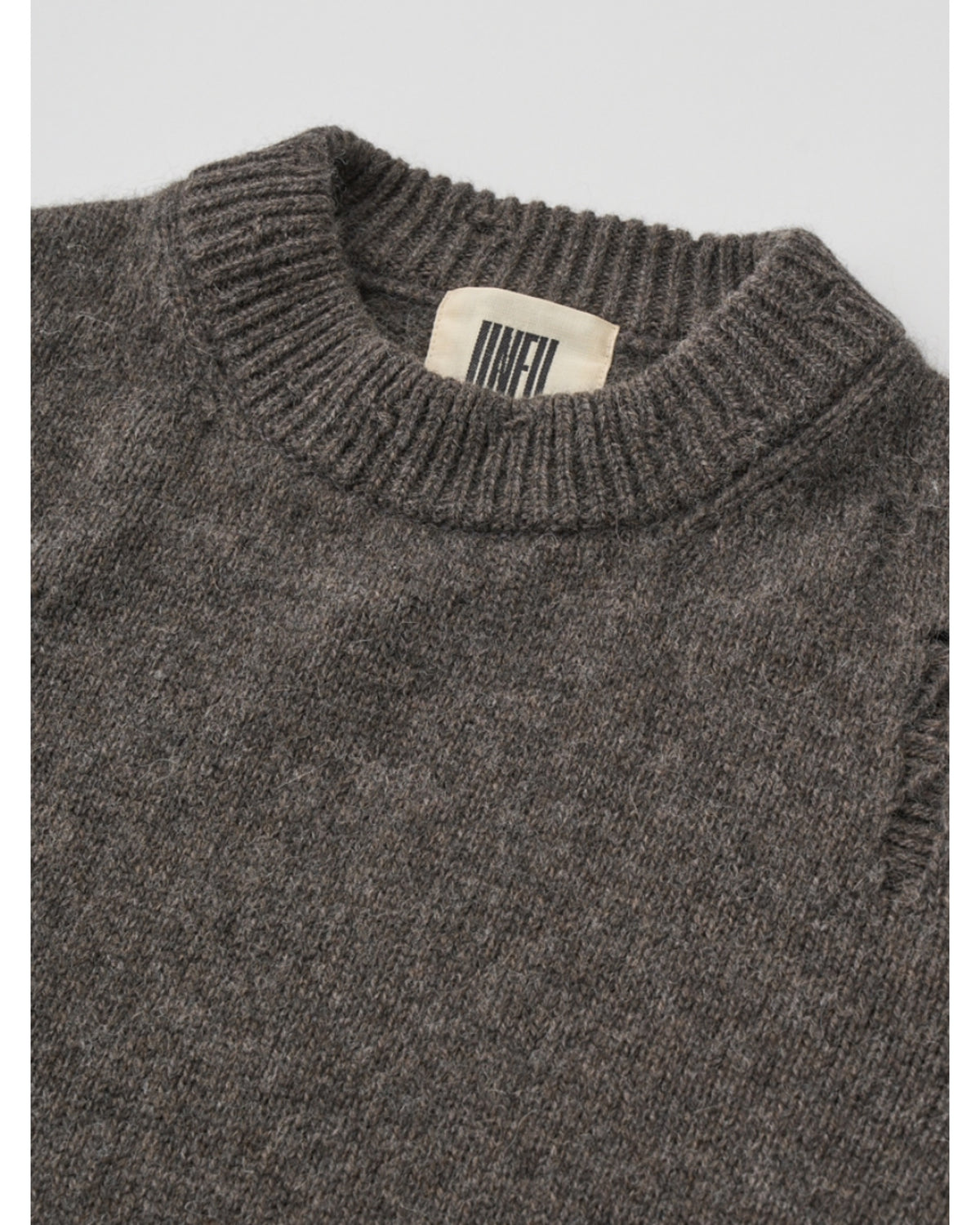 royal baby alpaca damage pattern-knit P/O