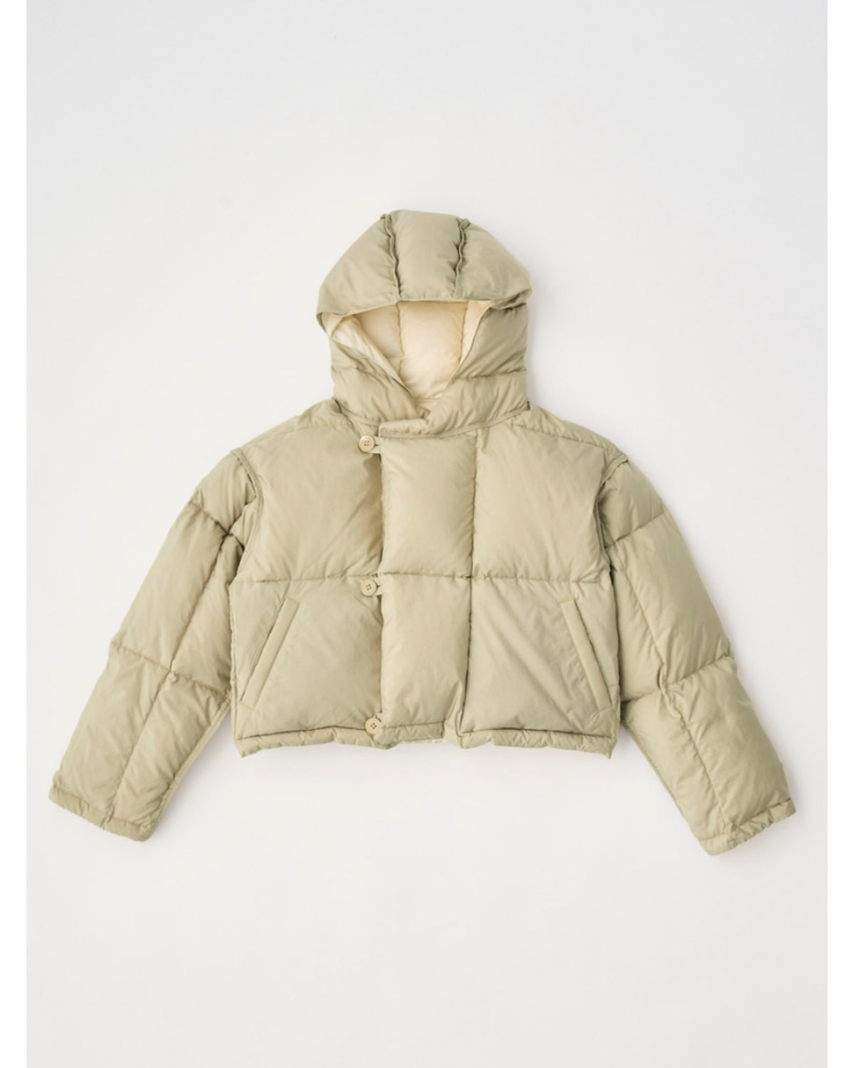 reversible cropped down jacket