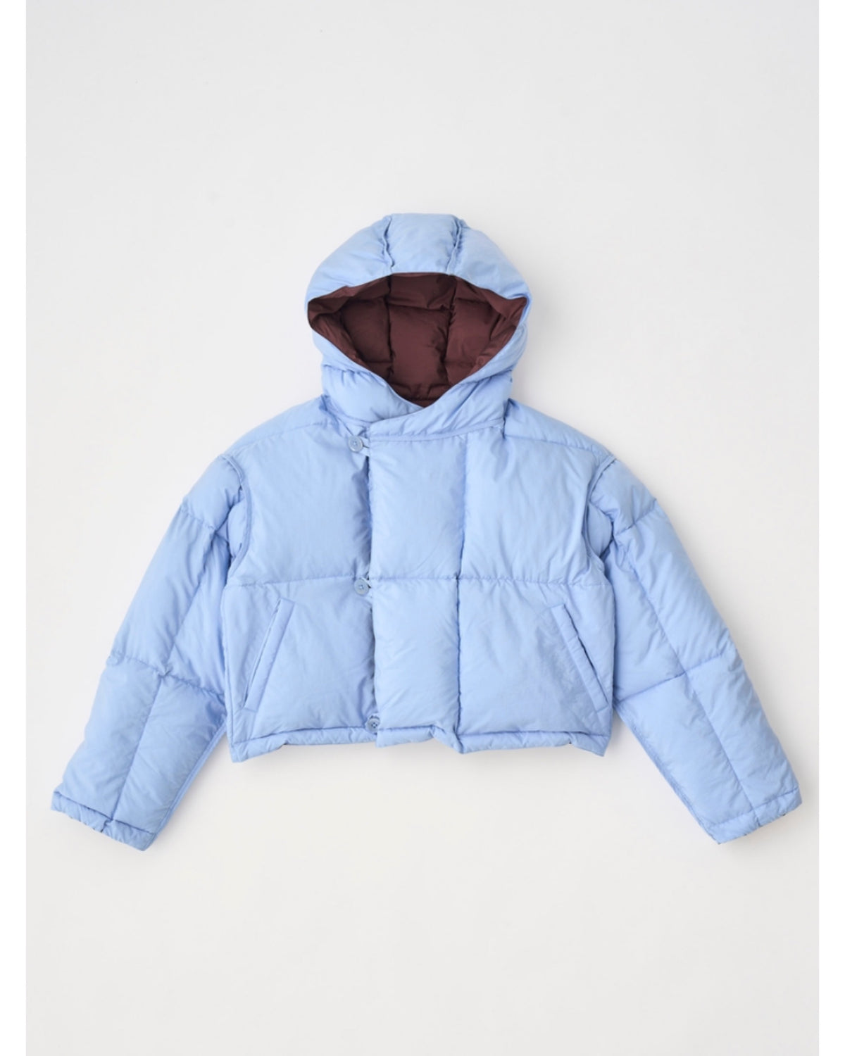 reversible cropped down jacket