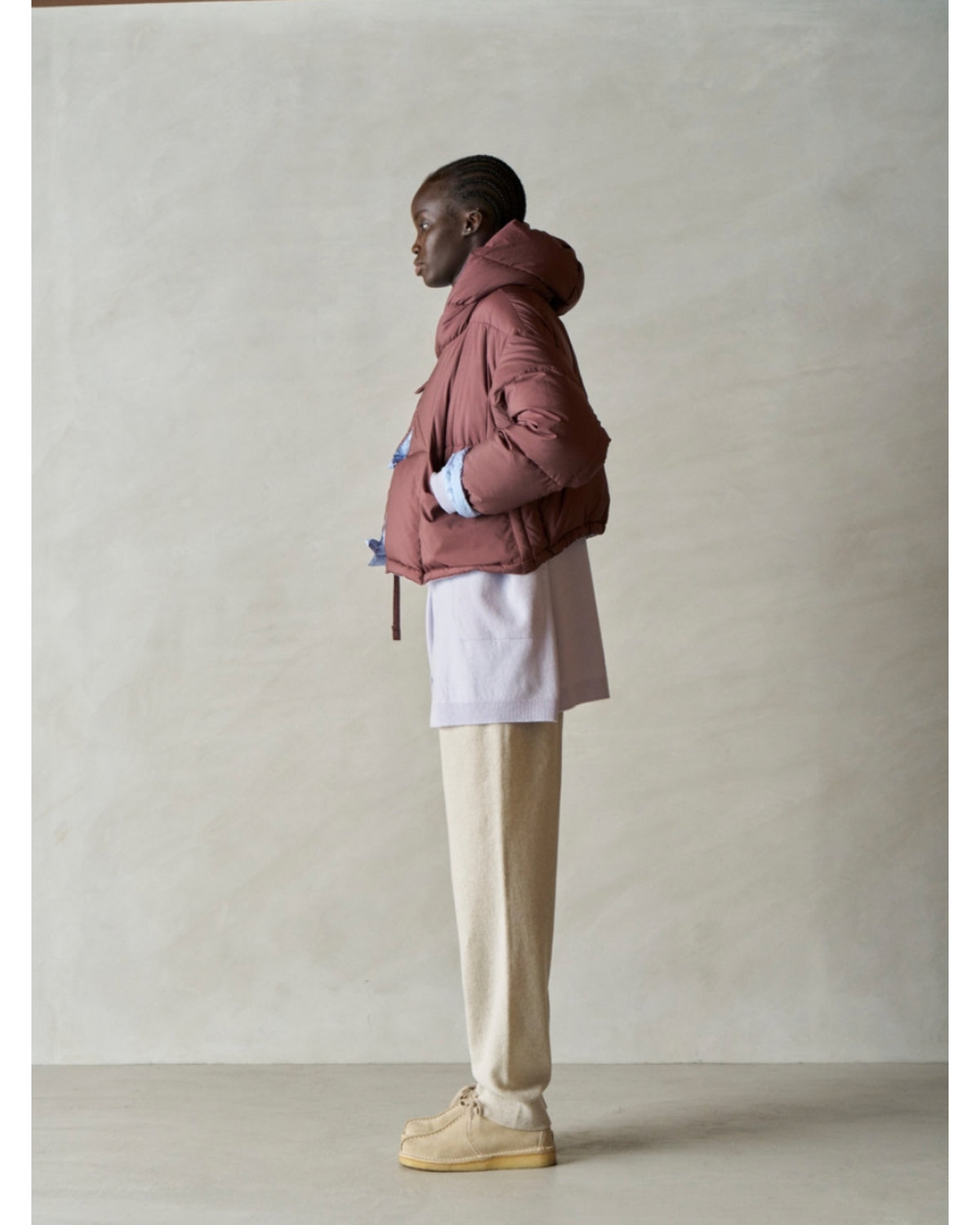 reversible cropped down jacket