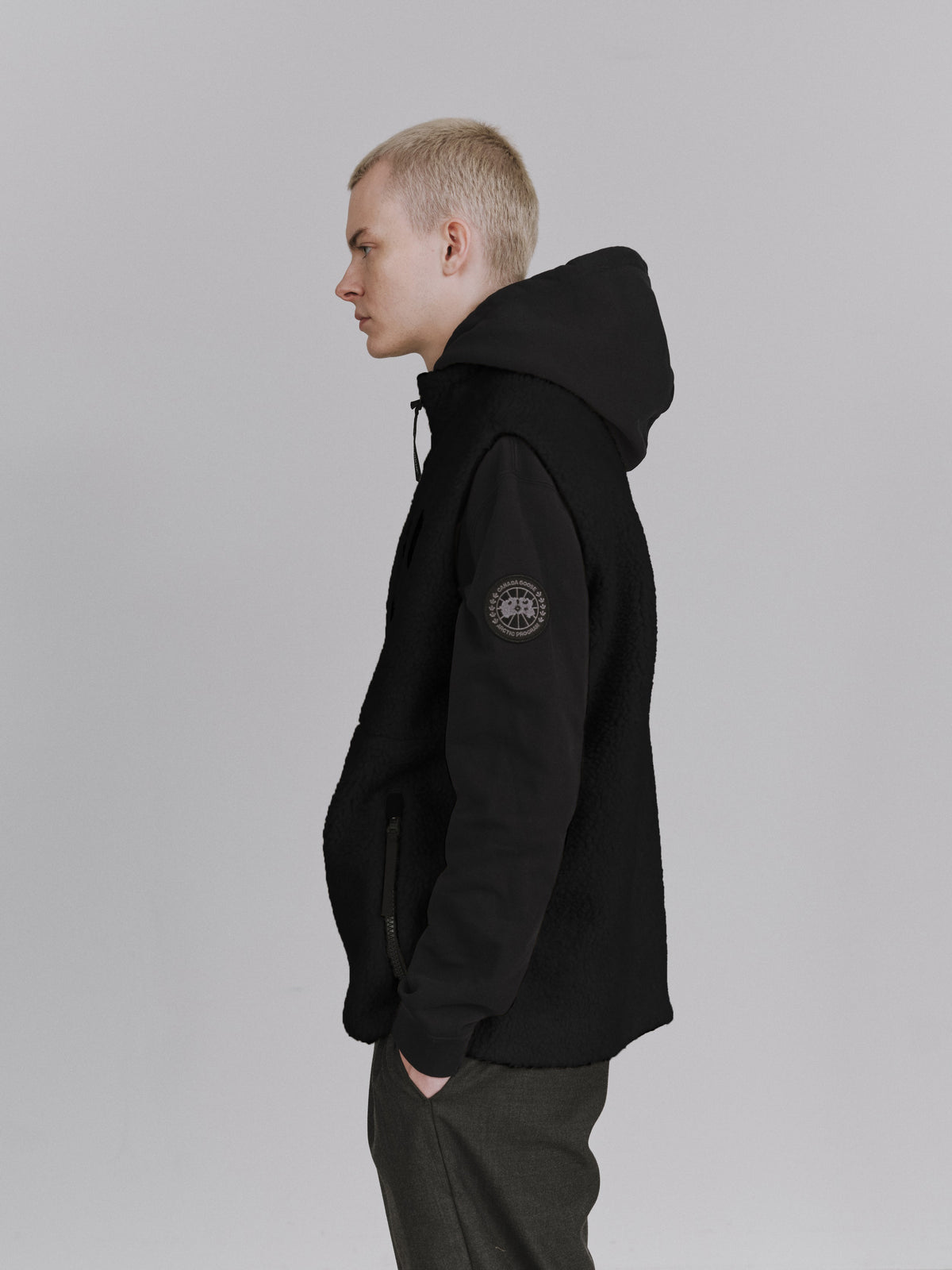 Kinross Reversible Fleece Vest Black Label Fusion Fit