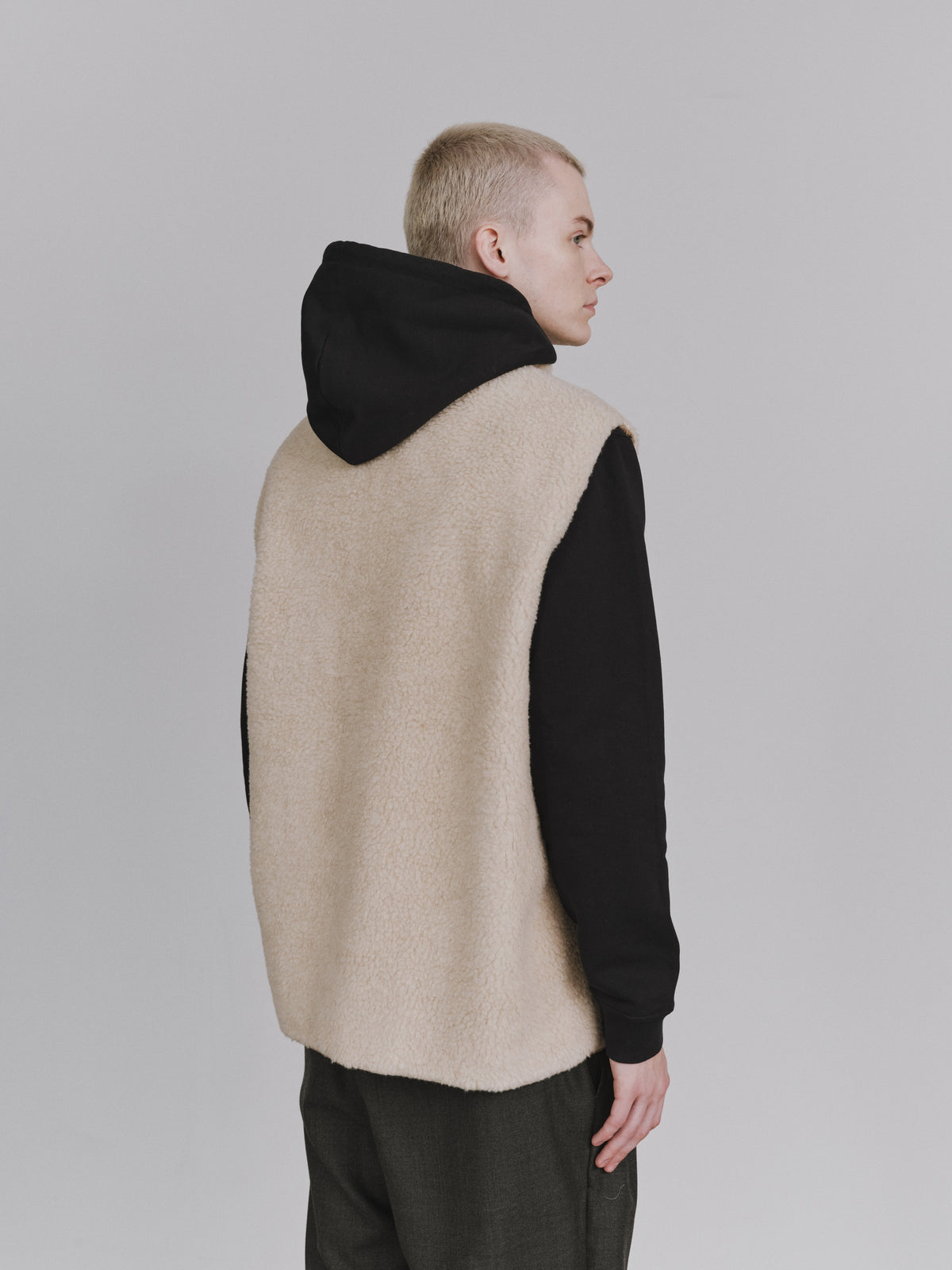 Kinross Reversible Fleece Vest Black Label Fusion Fit