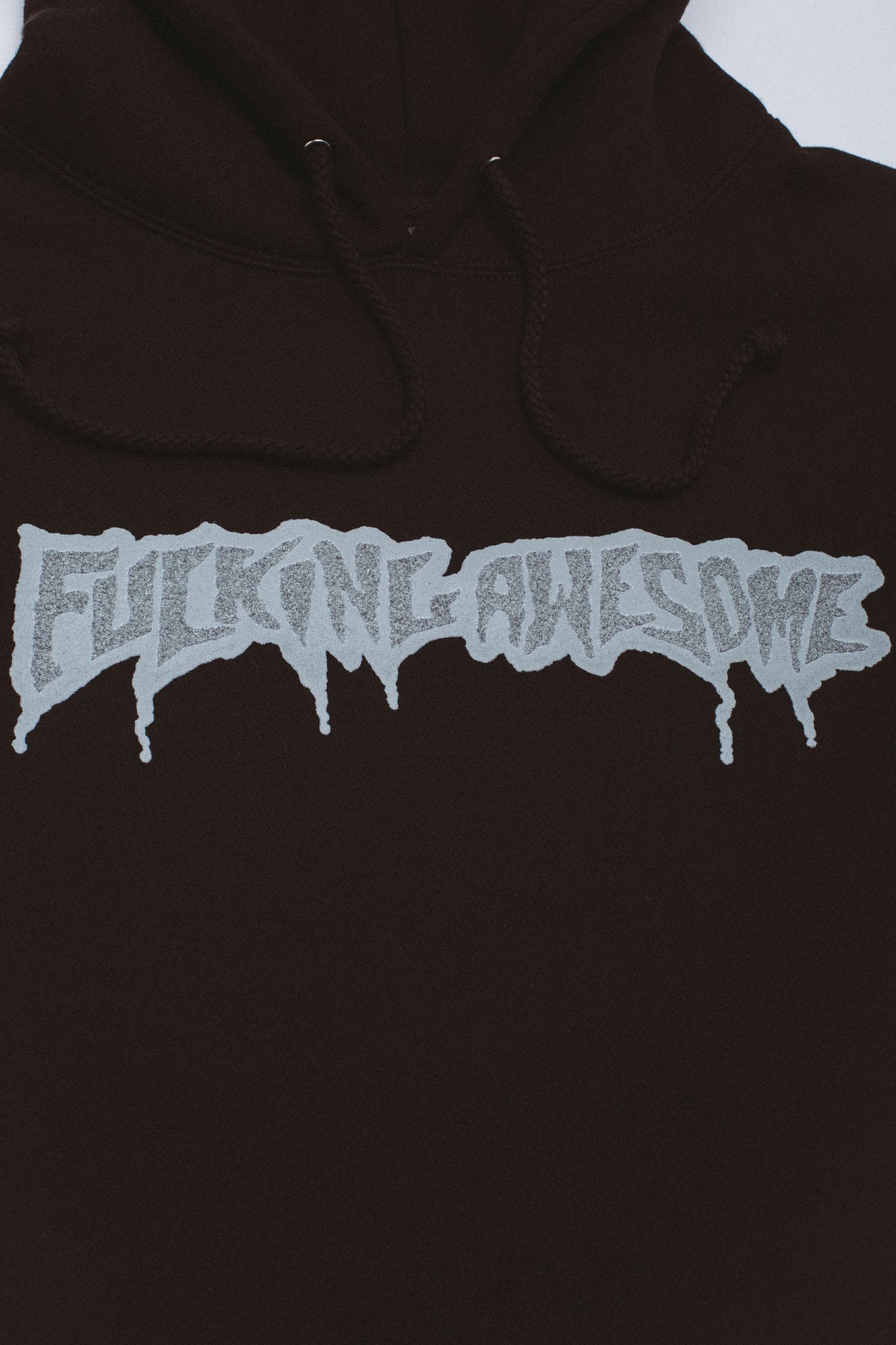 Reflective Drip Logo Hoodie