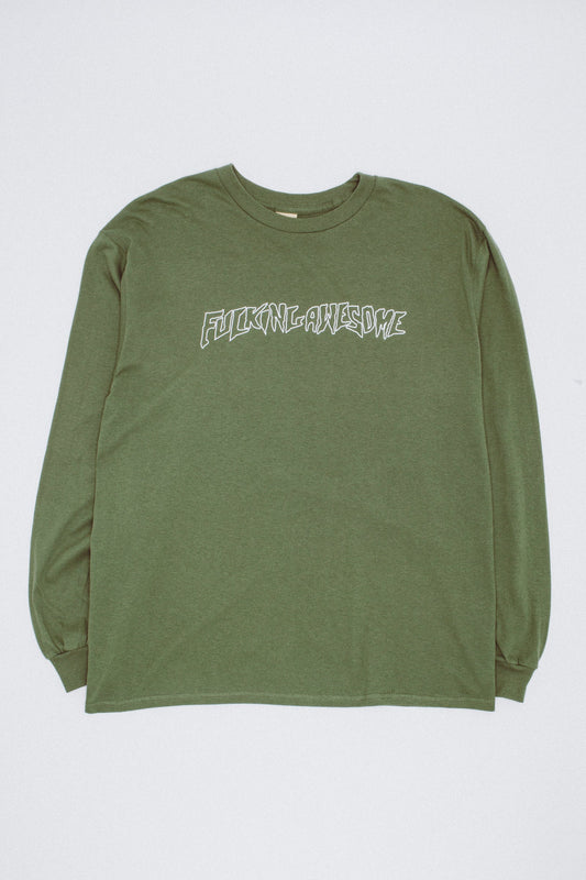 Fineline Glow in the Dark Stamp Logo Longsleeve
