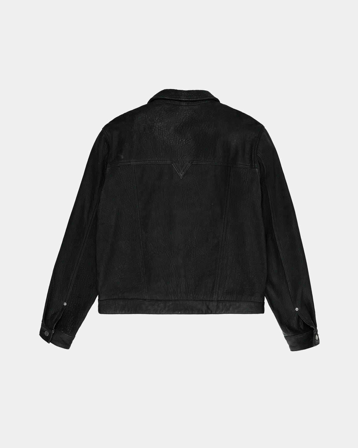 202XX LEATHER TRUCKER JACKET