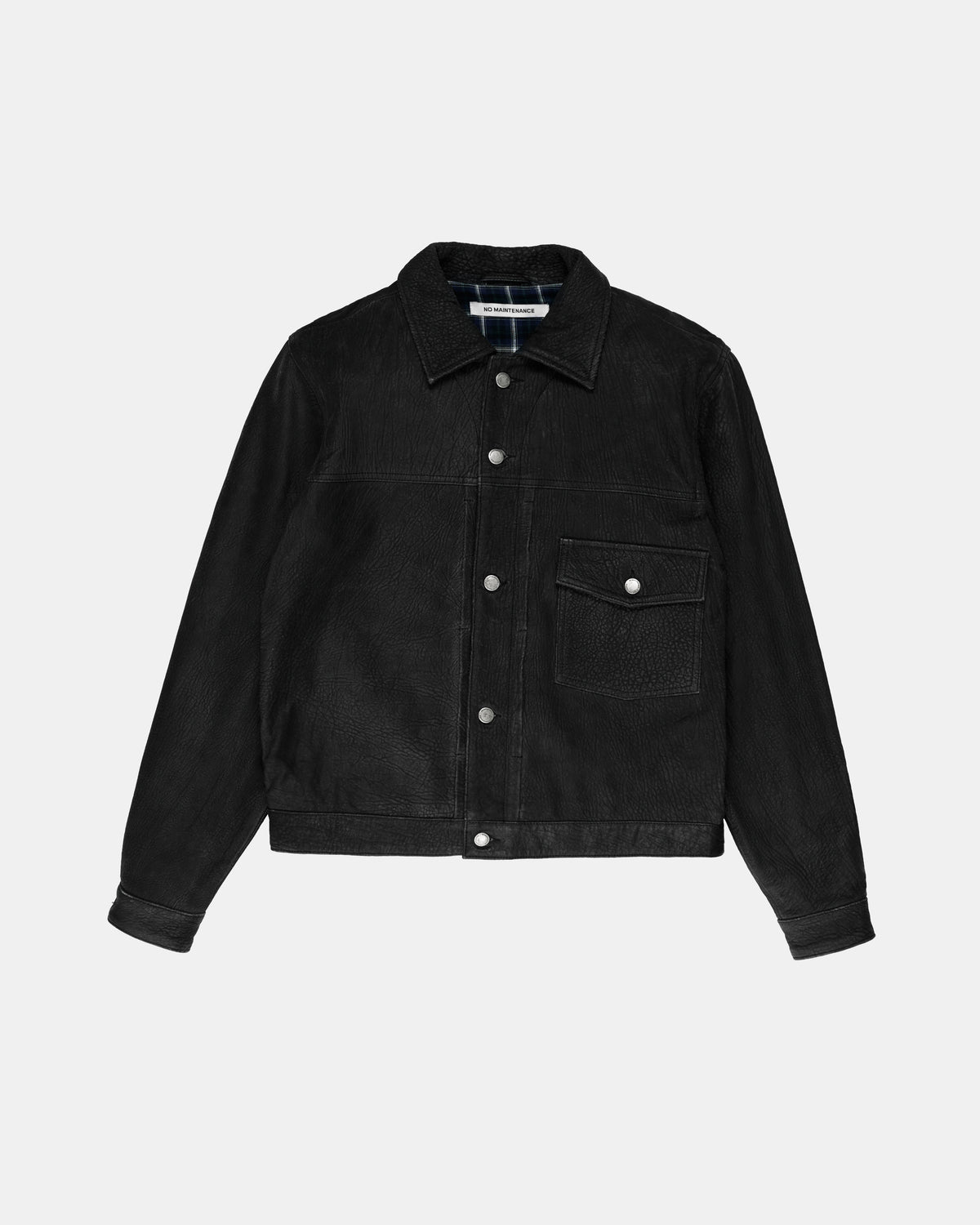202XX LEATHER TRUCKER JACKET