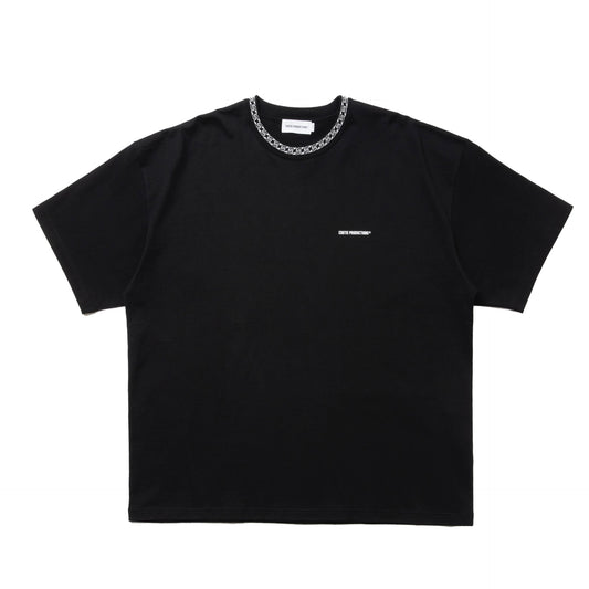 Jacquard Neck S/S Tee