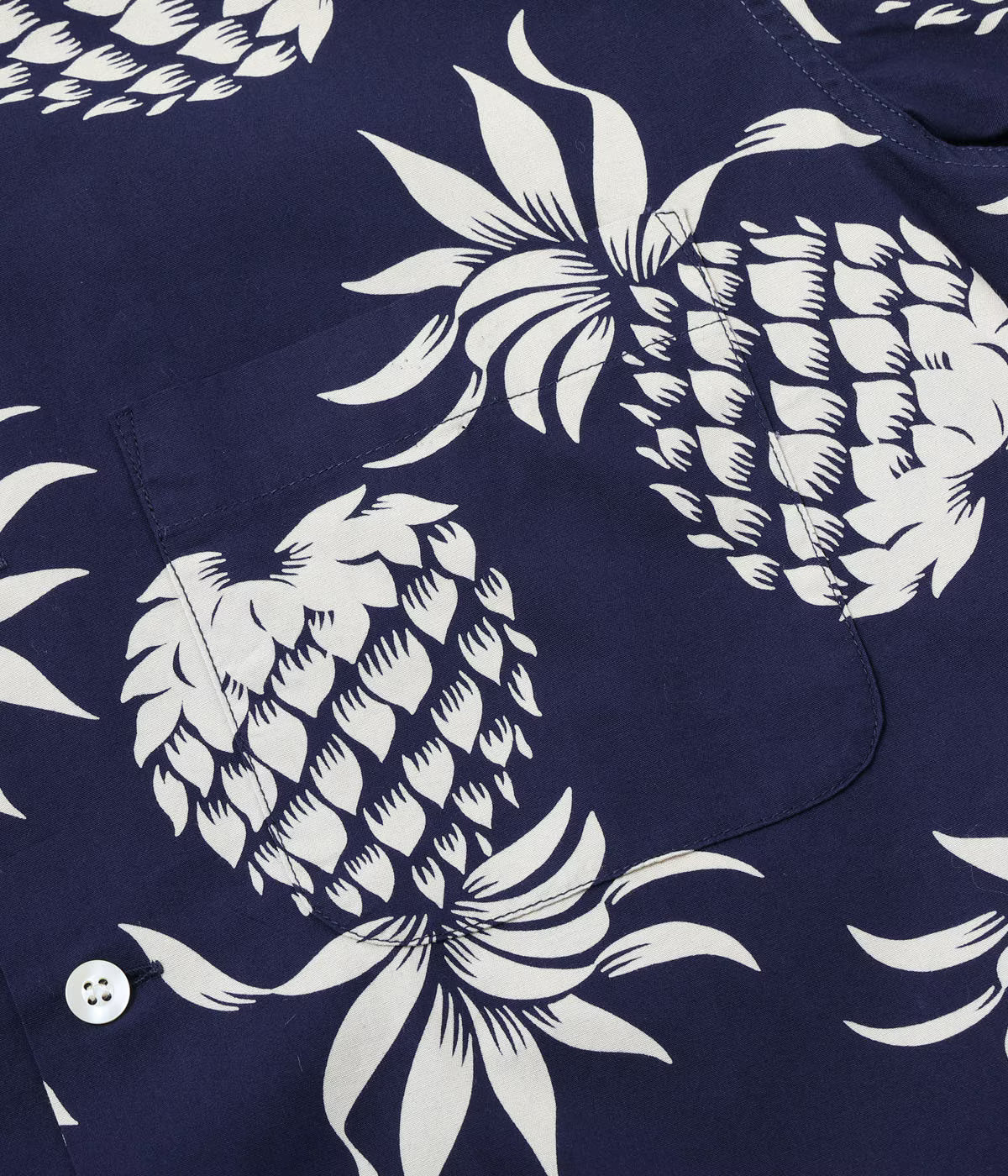DUKE KAHANAMOKU COTTON HAWAIIAN SHIRT “DUKE'S PINEAPPLE” DK37811