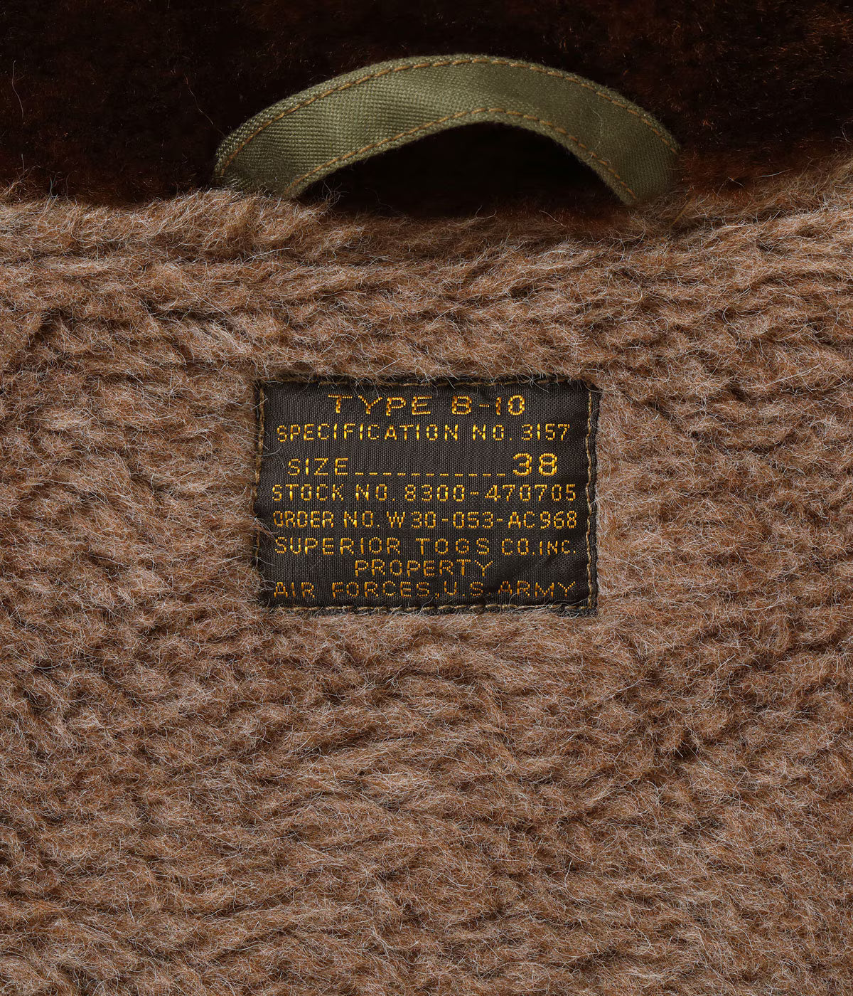 Type B-10 RED RIB VERSION "SUPERIOR TOGS CO., INC."