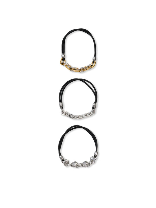 Heart Link Hair Tie - 3 Piece Set