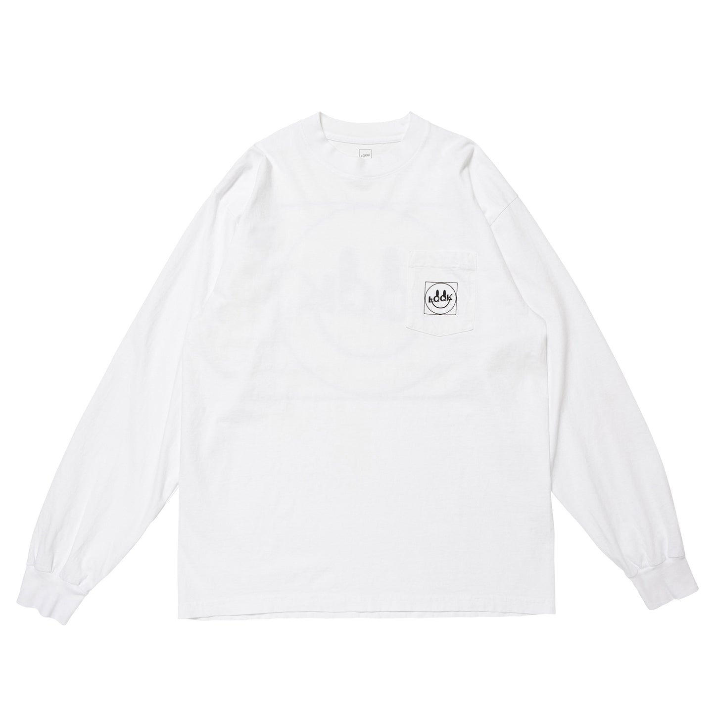 LQQK SMILEY LOGO POCKET TEE