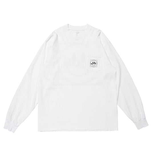 LQQK SMILEY LOGO POCKET TEE