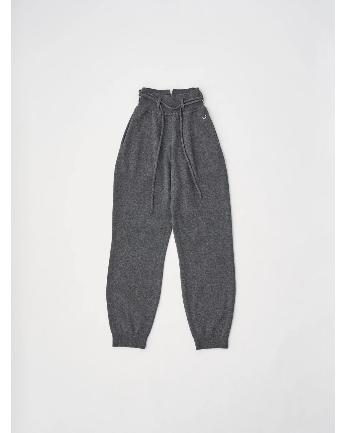 ex super fine woolen wool high-gauge knit pants