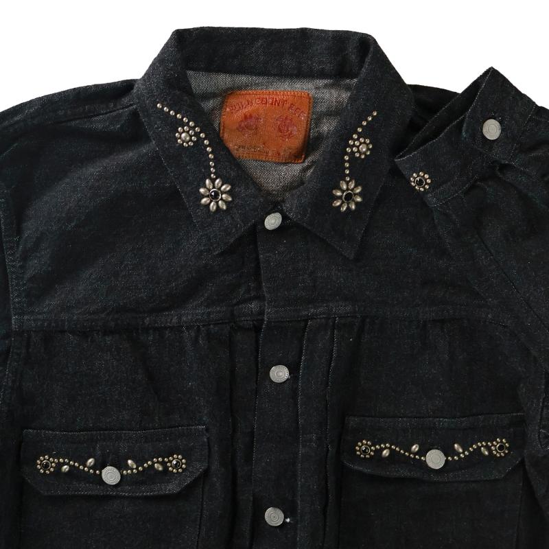 Type 2 On Studs by Zip Stevenson HTC (One Wash) 2102BKSS-HTC