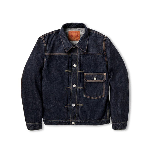 2107XXW Type 1 Denim Jacket Heavy Oz 15.5oz (One Wash)